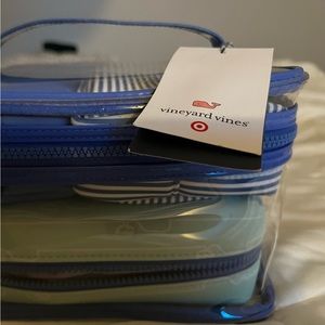 Vineyard Vines for Target brand new in plastic carrier-three makeup bags